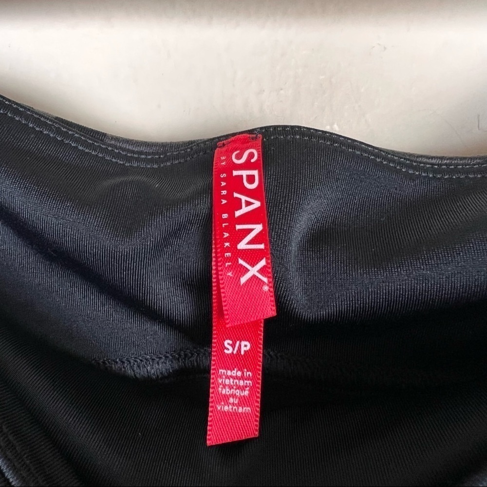 Spanx Faux Leather Camo Leggings - Picture 7 of 11